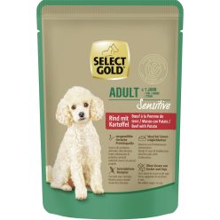   SELECT GOLD Sensitive kutya tasak mini adult marha&burgonya 12x100g