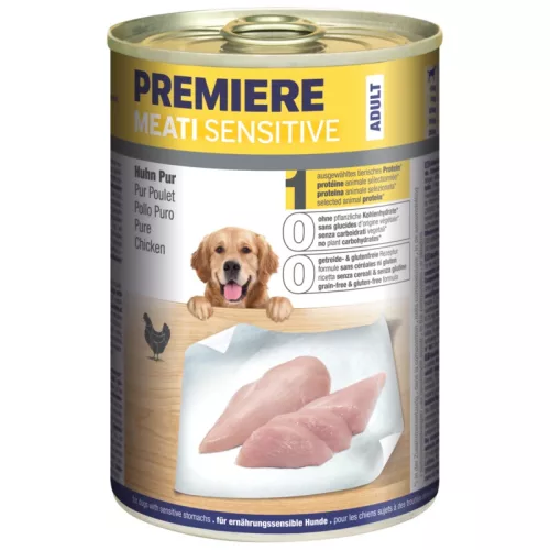 Premiere Meati Sensitive kutya konzerv adult csirke 6x400g