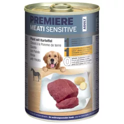   Premiere Meati Sensitive kutya konzerv adult lóhús&burgonya 6x400g