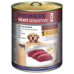   Premiere Meati Sensitive kutya konzerv adult marha&burgonya 6x800g