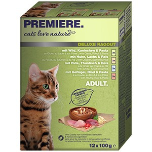 Premiere Cats Love Nature Deluxe Ragout  macska tasak MP adult mix 12x100g
