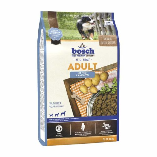 BOSCH száraz kutyaeledel adult hal&burgonya 3kg
