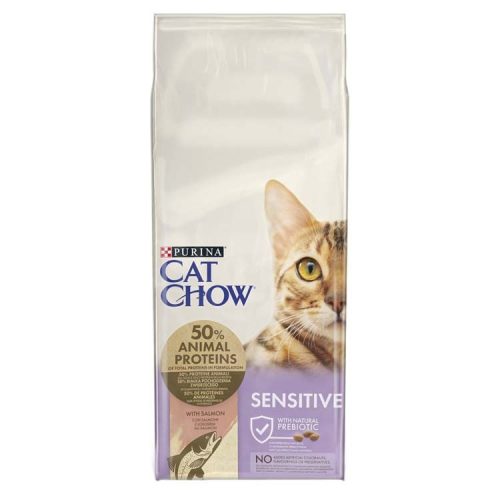 Cat Chow  száraz macskaeledel adult sensitive 15kg