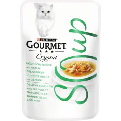 Gourmet Soup macska tasak csirke&zöldség 32x40g