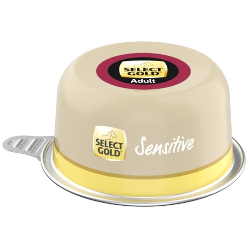 SELECT GOLD Sensitive kutya tálka adult marha&rizs 10x125g