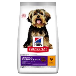   Hill's Science Plan Sensitive S&M száraz kutyaeledel gyomor&bőr csirke 3kg