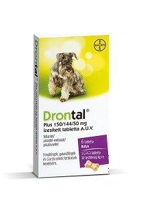 Drontal Plus ízesített tabletta A.U.V 1x6 tabl.