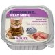 Premiere Meat Menu macska tálka adult marha&csirke 16x100g