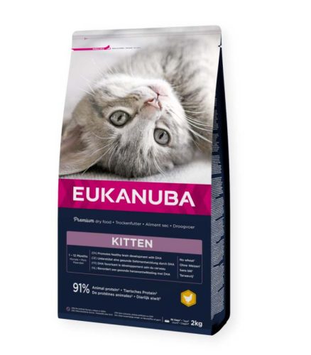 Eukanuba száraz macskaeledel kitten csirke 2kg