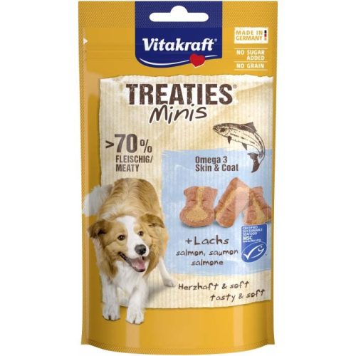 Vitakraft Treaties Minis kutya jutalomfalat lazac&omega3 48g