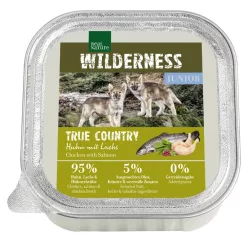   Real Nature Wilderness kutya tálka junior csirke&lazac 16x100g