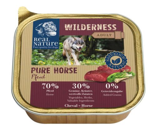 Real Nature Wilderness kutya tálka adult lóhús 16x100g