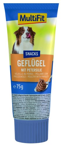 MultiFit kutya jutalomfalat paszta szárnyas&petrezselyem 75g