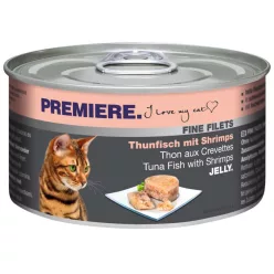   Premiere Fine Filets macska konzerv adult tonhal&rák 12x100g