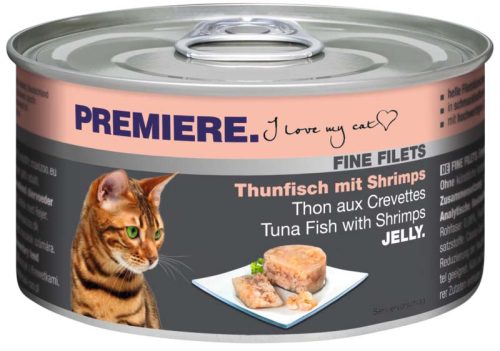 Premiere Fine Filets macska konzerv adult tonhal&rák 12x100g