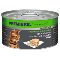   Premiere Fine Filets macska konzerv adult tonhal&zöldség 12x100g