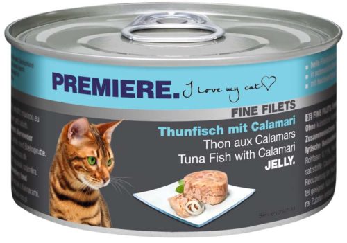 Premiere Fine Filets macska konzerv adult tonhal&tintahal 12x100g