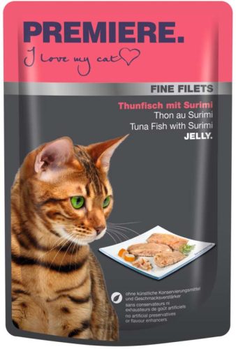 Premiere Fine Filets macska tasak adult tonhal&surimi 24x100g