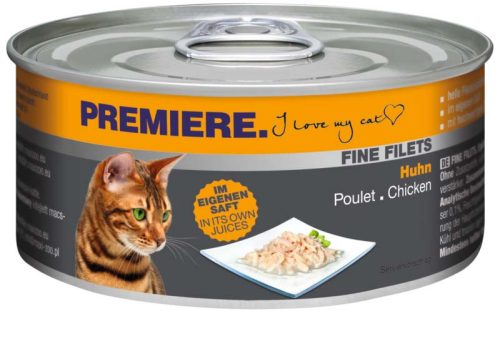 Premiere Fine Filets macska konzerv adult csirke 12x80g