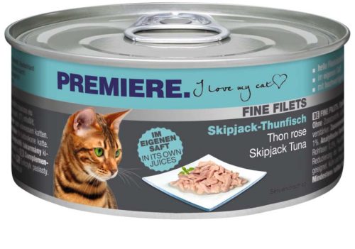 Premiere Fine Filets macska konzerv adult skipjack-tonhal 12x80g