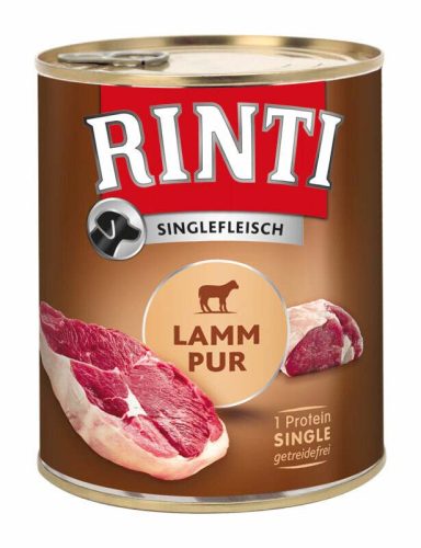 RINTI Singlefleisch kutya konzerv adult bárány 6x800g