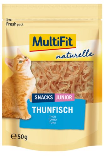 MultiFit Naturelle macska jutalomfalat tonhalfilé 6 hetes kortól 50g