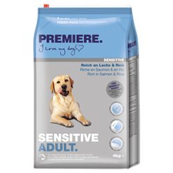 Premiere Sensitive száraz kutyaeledel adult lazac&rizs 4kg