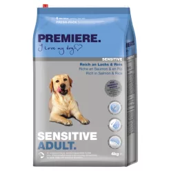 Premiere Sensitive adult száraz kutyaeledel lazac&rizs 4kg