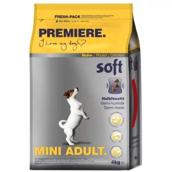 Premiere Soft adult mini száraz kutyaeledel csirke 4kg