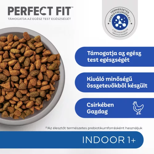 Perfect Fit száraz macskaeledel indoor csirke 750g