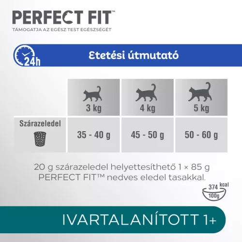 Perfect Fit száraz macskaeledel sterile csirke 750g