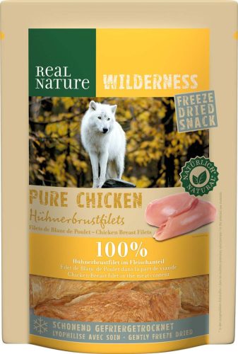 Real Nature Wilderness Freeze Dried snack kutya jutalomfalat csirkemell filé 100g