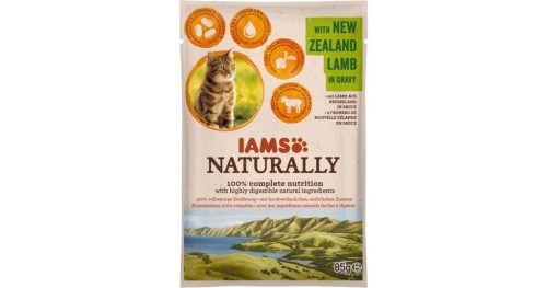 IAMS Naturally macska tasak adult bárány szószban 24x85g