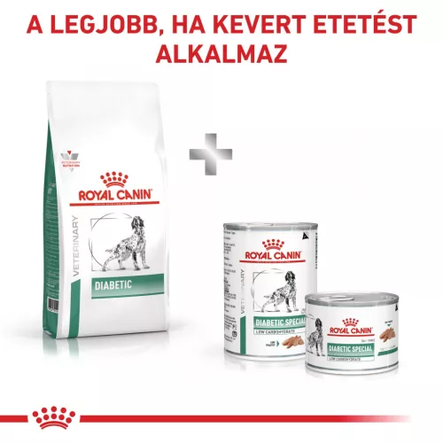 Royal Canin Veterinary Diabetic cukorbeteg száraz kutyaeledel 7kg