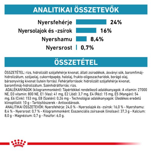 Royal Canin Veterinary Hypoallergenic small hipoallergén kistestű száraz kutyaeledel 3,5kg