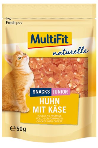 MultiFit Naturelle macska jutalomfalat csirke&sajt 50g