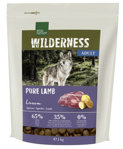 Real Nature Wilderness Pure Lamb száraz kutyaeledel bárány 1kg