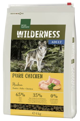 Real Nature Wilderness Pure Chicken száraz kutyaeledel adult csirke 4kg