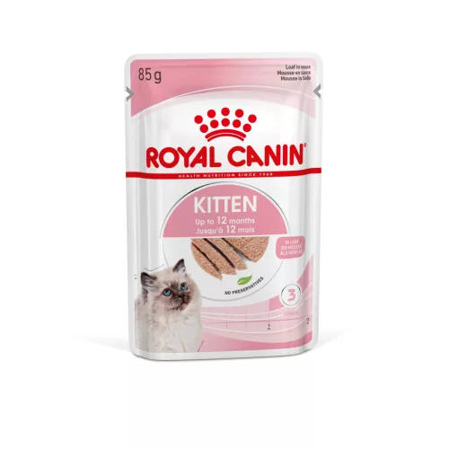Royal Canin Feline Health Nutrition macska tasak Kitten loaf 12x85g