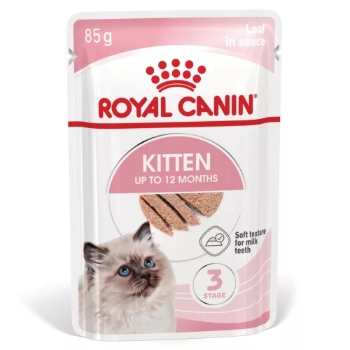 Royal Canin Feline Health Nutrition macska tasak Kitten loaf 12x85g