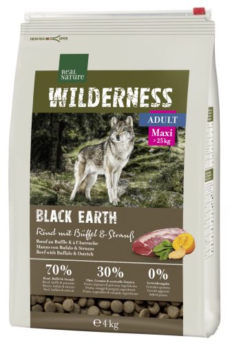 Real Nature Wilderness száraz kutyaeledel maxi adult strucc 4kg