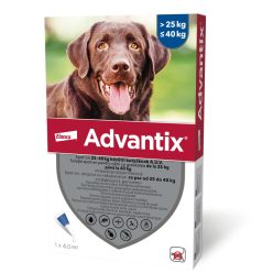Advantix spot-on kutyáknak 25-40kg 1x4,0ml