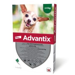 Advantix spot-on kutyáknak <4kg 1x0,4ml