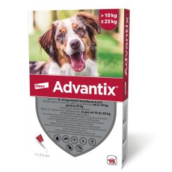 Advantix spot-on kutyáknak 10-25kg 1x2,5ml