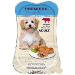 Premiere Chunky menu tálka adult pure marha 15x175g