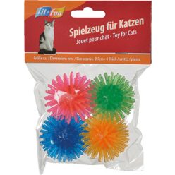 Fit+Fun tüskés labdaszett macskajáték 4db