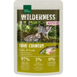   Real Nature Wilderness macska tasak kitten True Country csirke&lazac 12x85g