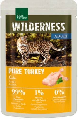 Real Nature Wilderness macska tasak adult Northern Turkey pulyka 12x85g