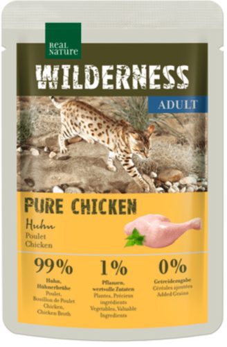 Real Nature Wilderness macska tasak adult csirke 12x85g