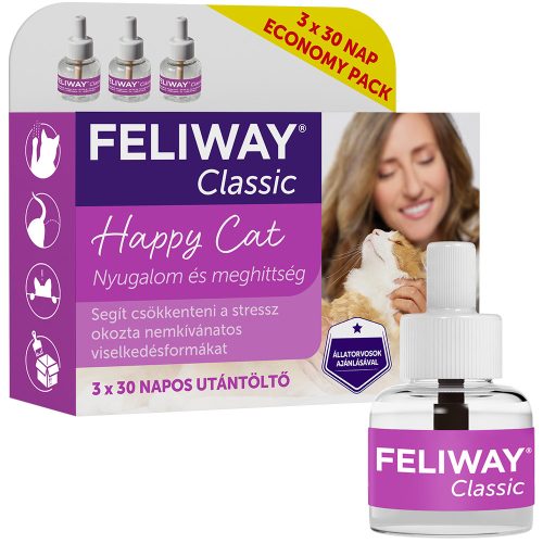 Feliway Classic utántöltő 3x48ml 